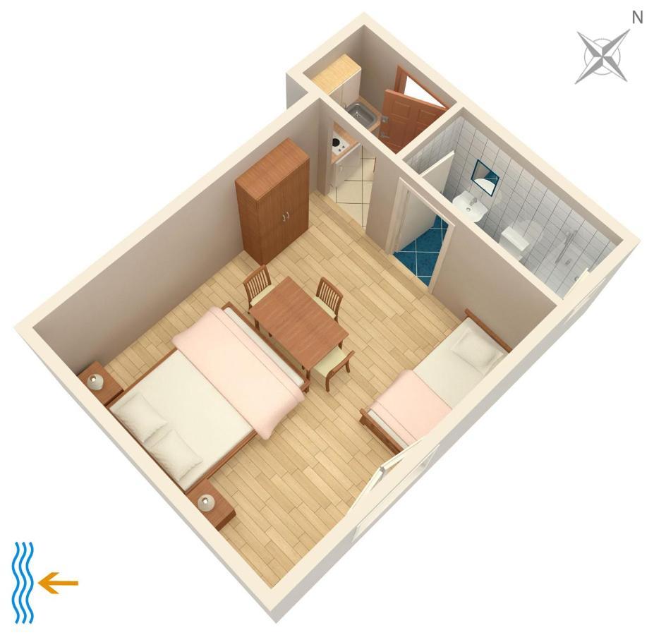Apartment Studio 6695c Tucepi